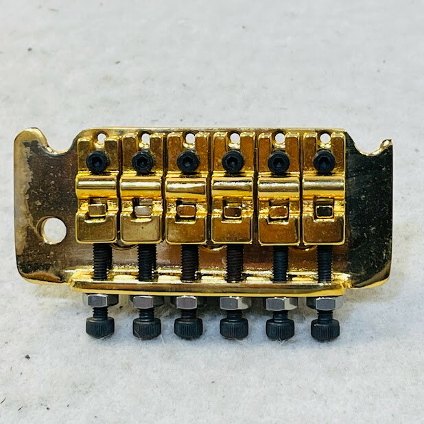 【未使用】フェルナンデス　FERNANDES　FRT-1G　鉄サドル付き　ブリッジ　ゴールド　※ネジに錆あり