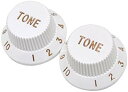 未使用品 トーンノブ FENDER白 SC KNOB TONE INCH W (2)フェルナンデス 置古新品 メール便 代引不可