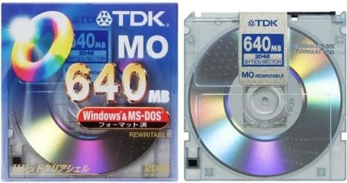 【未使用品】TDK MOディスク 640MB Windo