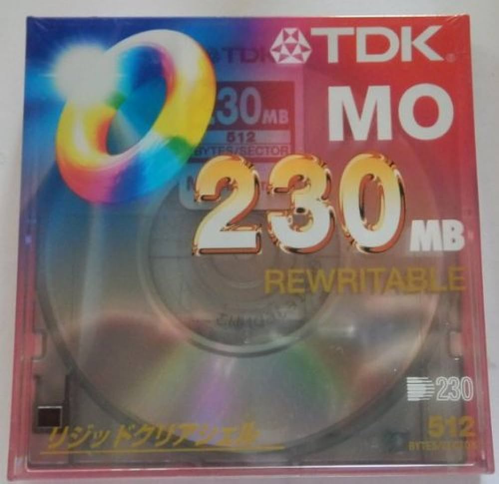 【未使用品】TDK MOディスク 230MB アンフォーマット MO-R230A【送料無料】【メール ...