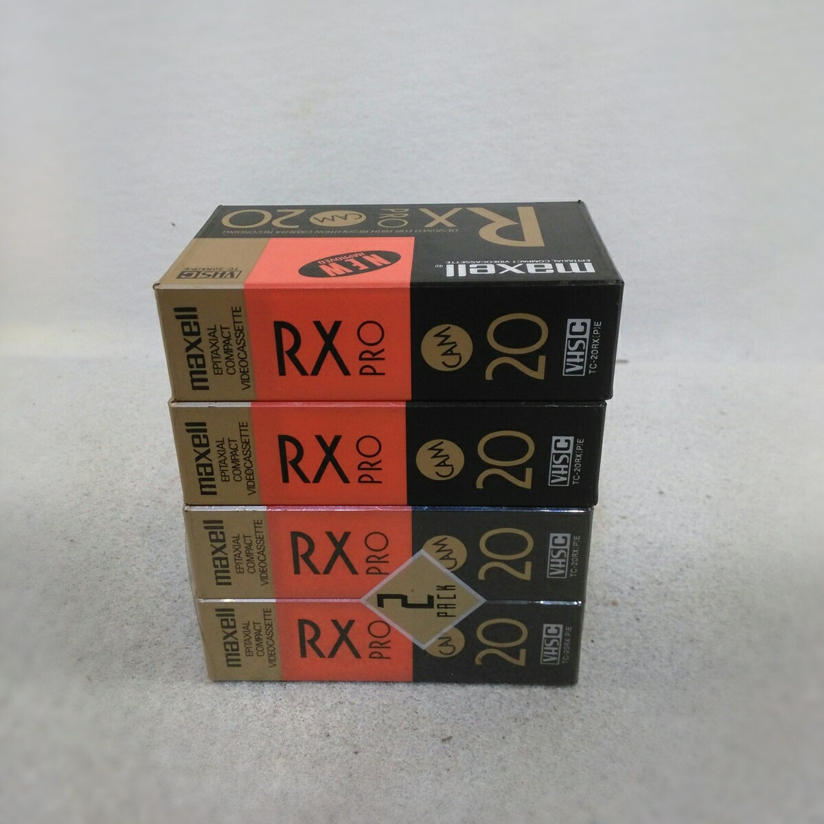 ��̤�����ʡ�maxell 20ʬ VHS-C�ӥǥ��ơ��� TC-20RX(P)E��4�ܥ��å�