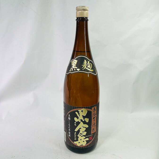 【未成年の飲酒は法律で禁じられています】【黒麹】 房の露酒造 黒倉岳 芋焼酎 25度 1800ml