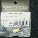 未使用品 トグルスイッチ ノブ インチ クリーム Inch toggle switch knob CREAM フェルナンデス 置古新品 メール便 代引不可