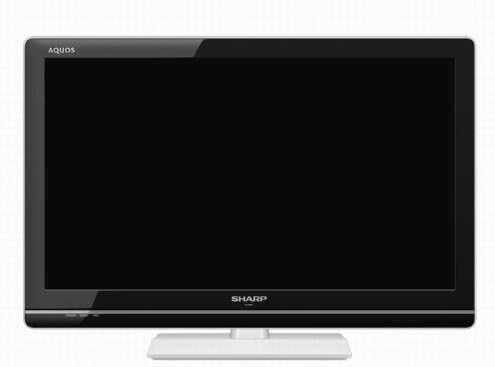 【動作確認済】【中古】本体 リモコンのみ シャープ 24型 液晶テレビ AQUOS LC-24K7-W ホワイト系 2012年製