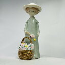 【中古】花束と少女 BELLWOOD陶器フィギリン【送料無料】