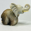 【中古】リンコナダ アフリカ象 159 陶器 動物 置物 ゾウ 象【送料無料】
