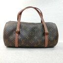 【中古】LOUIS VUITTON モノグラム パピヨンPM M51366 旧モデル 筒型ハンドバッグ