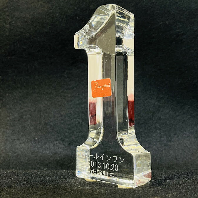 【中古】バカラ ブロック_No.1 2100-107 オーナメント※名入れありジャンク【送料無料】 [2]