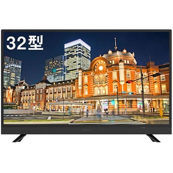 【動作確認済】【中古】本体 リモコンのみ マクスゼン 32型 液晶テレビ J32SK03 ブラック 2020年製