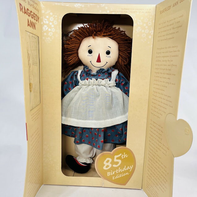 【中古】1999記念Raggedy Ann 85th Anniversary Edition Doll ラガディ・アン 85回目バースデーエディション