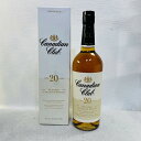 洋酒　　CANADIAN CLUB(カナディアンクラブ) カナディアンウイスキー カナディアン クラブ 20年 [ ウイスキー カナダ 750ml ] 内容量 (ml) 750 アルコール度数 40 原産国 カナダ 付属品 箱 ※古酒につきコルクが破損しやすいです。慎重に開栓しましてもきっと起こります。コルクは無保証ですのでご理解の上お求め願います。未開栓。梱包して宅急便でお送りします。 C　O　N　D　I　T　I　O　N 参考ランクは、 商品状態 酒美品 ※補足事項 ・ ・弊社の商品は1点物が多く在庫限りの出品です。この機会を逃さずお急ぎ、お求めくださいませ。 ・ 弊社はリサイクルショップですのでほとんどの商品は一般顧客様より店頭にて買取させていただいた商品です。したがってユーズド品であることをご理解いただき、神経質な方や、綺麗な状態にこだわる方はご購入をお避け頂き、直営店・量販店にて新品のご購入をお勧めいたします。出品ランクはあくまで参考でございます。ランクを理由としたご返品はお受けいたしかねます。ご了承くださいませ。 ■お取引について 酒類の販売について 未成年者の飲酒は法律で禁じられています。 申込者の方は注文フォームの備考の年齢欄を必ずご記入いただき送信願います。 もしご記入なき場合発送いたしかねますので予めご了承願います。 尚、お電話にて確認させていただく事もございます。 合わせてご了承くださいませ。 発送方法・送料 ◎購入商品は「宅急便」にて発送させていただきます。 【送料】 ヤマト運輸様(北海道・東北・沖縄は日本郵便様）にて発送させていただきます。 【配送日指定】 配達日指定は、購入のあった日から1週間後までとさせていただきます。 ※一週間以上先のご指定はお受けできません。ご了承ください。 【配達時間帯希望サービス】 指定なし　9:00～12:00　14:00～16:00　16:00～18:00　18:00～20:00　19:00～21:00 【同包】 複数購入された場合の送料は同梱可能ですが大きさによっては別途お見積もりになります。 【発送】 商品の発送は当日正午までに決済確認ができましたら当日発送し指定の地域には翌日のお届けをさせていただきます。 消費税について 落札金額には、消費税10%が含まれています。 お支払いについて 【決済方法】 ●代金引換：手数料（商品代金） 330円（1万円未満）440円（～3万円）660円（～10万円）1100円（～30万円） ●銀行振込（振込先は、楽天銀行とゆうちょ銀行です） ※お振込みの手数料はお客者様のご負担とさせていただきます。 ●クレジット決済 注意事項 ■下記内容に同意の上、ご入札下さいますようお願い申し上げます 　　ネット販売の性質上、パソコン環境・モニターなどの設定・仕様等で　　イメージ写真と実際の商品との色合いが若干異なる場合がございます。 ○ご購入後のキャンセルは等は、一切しておりません。 ○程度に敏感な方、神経質な方は必ず詳しい程度をお問い合わせください。 　○ご注文後、こちらからの連絡に48時間以上お返事が無い場合「お客様都合によるキャンセル」とさせて頂きます。 ○ご購入後、翌日から5営業日以内にお振込みの出来る方のみご注文下さい。 □気になる事がありましたら遠慮なくご質問下さい。 □掲載写真以外の画像もE-mailにてお送りする事が可能です。 □ご質問の返信は、取扱店舗の営業時間内に限ります。 【返品の特約】 ◇商品に欠陥がある場合を除き、返品や交換には応じておりません。 ◇商品に欠陥がある場合には送料当方負担にて、弊社が責任を持って対応させて頂きます。 ◇ご購入時についている付属品が欠品（紛失等）された場合、返品・交換はお受けできません。 ◇尚、商品の性質上、次の場合の返品・交換はお断りさせていただきます。 ・お客様の都合 ・一度ご使用になられた場合 ・イメージ違い（形状違い、大きさなど） ・連絡が無く、3日以上過ぎた場合 ◇お届けした商品がご注文の商品と異なっていた場合や事故等による損傷(不良品)が見られた場合、商品到着後48時間以内に「お電話かE-mail」にて、ご連絡をお願い致します。 【返金について】 ◇返品特約にあるお客様の都合以外の理由で返品となった場合、返金時の振込手数料は弊社にて負担いたします。 ◇銀行振込・代金引換などで、お客様が商品代金をお支払い後に「キャンセル（取消し）」をされた 場合、商品代金の返金はトラブル防止の為「ご購入者様名義への銀行振込」とさせていただきます。 ◇お振込みの際にかかる「手数料（振込手数料等）」は、お客様のご負担とさせていただきます。 ◇返金金額は、手数料を差し引いた商品代金（消費税込み）となります。 類似商品はこちらオールドパー12年 43度 750ml 箱あり5,980円サントリーウイスキーオールド旧ボトル750ml3,980円ロバートブラウン ウイスキー 日本 750m3,980円BELL’S ベルズ スコッチウイスキー 陶器7,980円グランド オールドパー デラックス スコッチ 5,980円ロイヤル エイジ 750ml 43度J＆Bスコ7,980円ホワイトホースティンキャップ750ml43度箱89,800円ホワイトホースティンキャップ750ml43度箱79,800円ホワイトホース 12年 瓶 40度 [ ウイス2,480円2024/05/03 更新