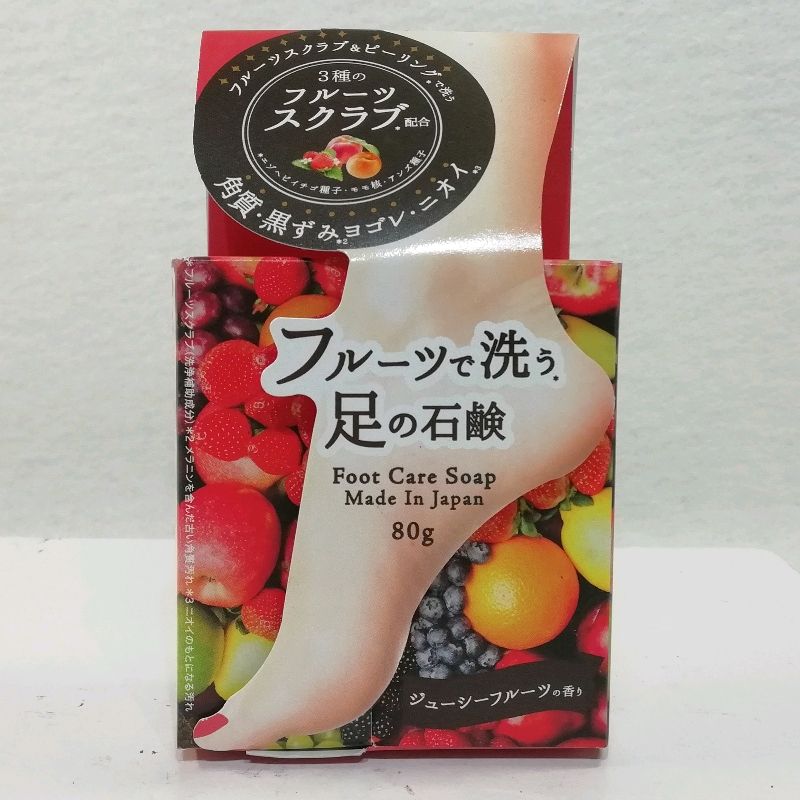 【未使用品】ペリカン石鹸 フルーツで洗う足の石鹸 80g