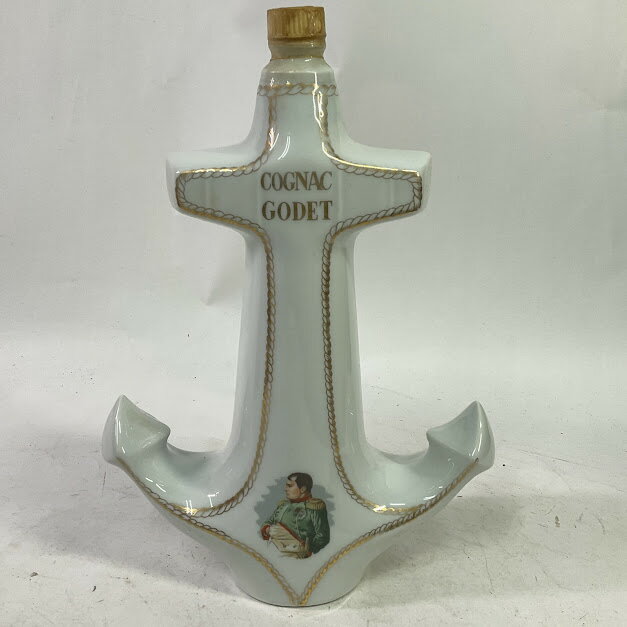 【未成年の飲酒は法律で禁じられています】ゴデ アンカー陶器ボトル ホワイト 500ml箱替え栓付シュリンク汚れ箱内側汚れ