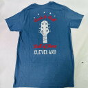 【未使用】ROCK&ROLL レディース青 ギターヘッド プリント Sサイズ Tシャツ【送料無料】メール便※代引き不可
