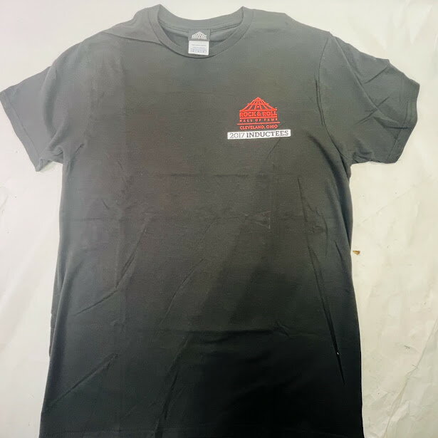 【未使用】2017INDUCTEES　CLEAVELAND OHAIO　黒Tシャツ　Mサイズ　HALL OF FAME【送料無料】メール便※代引き不可