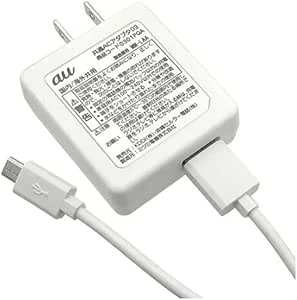 【未使用】au純正品 共通ACアダプタ- 03 シロ KDDI 0301PQA 【未使用】au純正品 共通ACアダプタ- 03 シロ KDDI 0301PQA