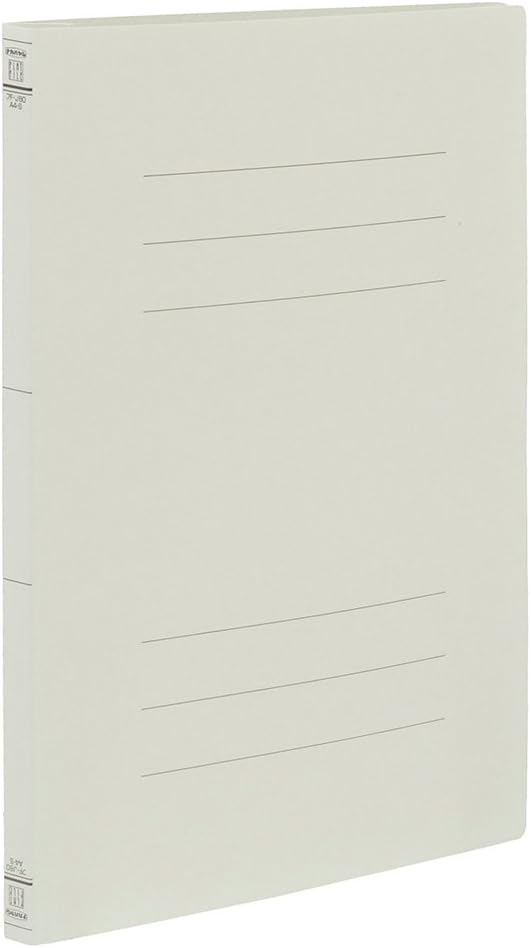【未使用品】ナカバヤシ フラットファイル J A4 縦 グレー フF-J80×10冊セット