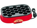 【未使用品】置き古し ツインバード 電気たこ焼き器 たこ焼き横丁 HP-D136R レッド