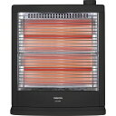 【動作確認済】【中古】本体のみ ヤマゼン 電気ストーブ 800W 出力切替2段階 ブラック DS-D086-B 2022年製