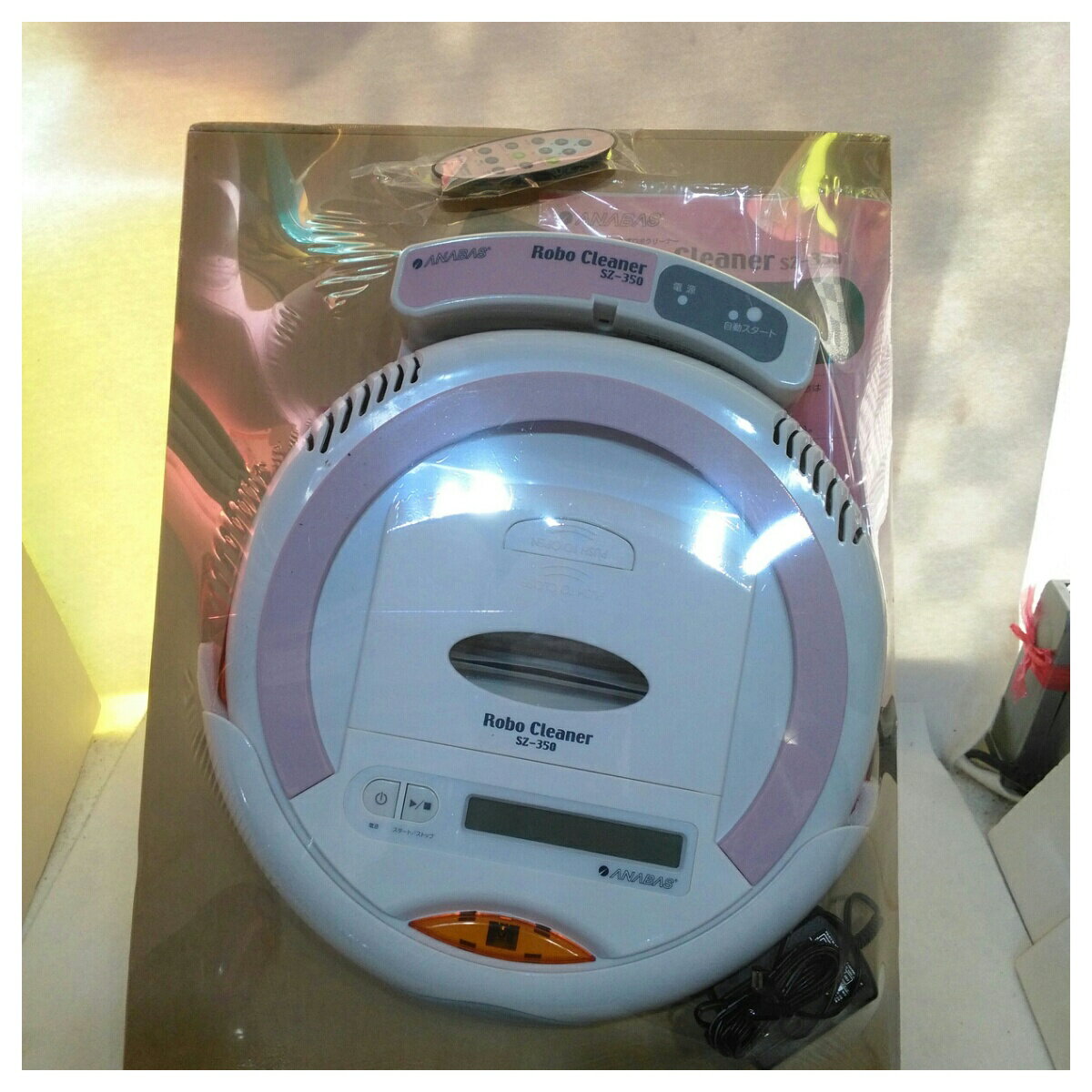 【未使用品】アナバス ロボット掃除機 ROBO CLEANER SZ-350 ピンク