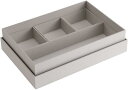 【未使用品】ナカバヤシ 紙製トレー リトレイ/A5 ライトグレー RTY-A5LG