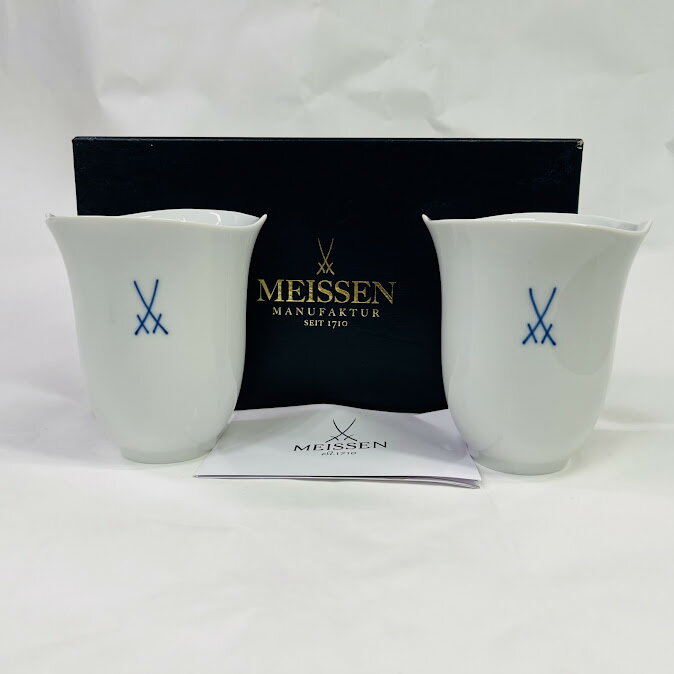 šۡ͢ʡ ޥ MEISSEN ޡ ڥ ֥顼 AM/825001/55403/2P/1 ۥ磻ȥǡ  ץ쥼 ...