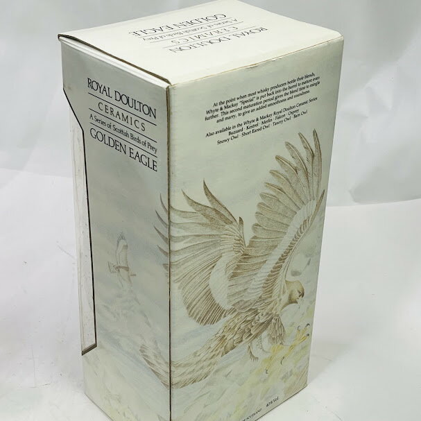 【未成年の飲酒は法律で禁じられています】ホワイト＆マッカイ　スコッチウイスキー　陶器ボトル　ゴールデンイーグル　750ml　40度　箱替え栓付き　超レア