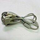 中古 PC映像ケーブルDVI-DVI端子1.5メートル白 動作品 メール便 代引不可