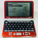【中古】CASIO 電子辞書 Ex-word XD-ST6300RD レッド(100コンテンツ 多辞書モデル 6言語TTS/英語ネイティブダブル音声対応 百ます...
