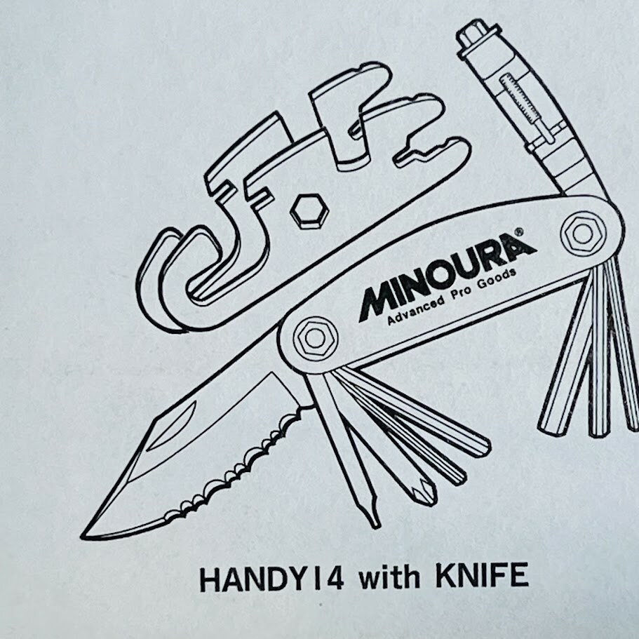 ��̤���ѡۥߥΥ��顡HANDY14�ޥ���ġ���withKNIFE for Touring �Х����ġ���
