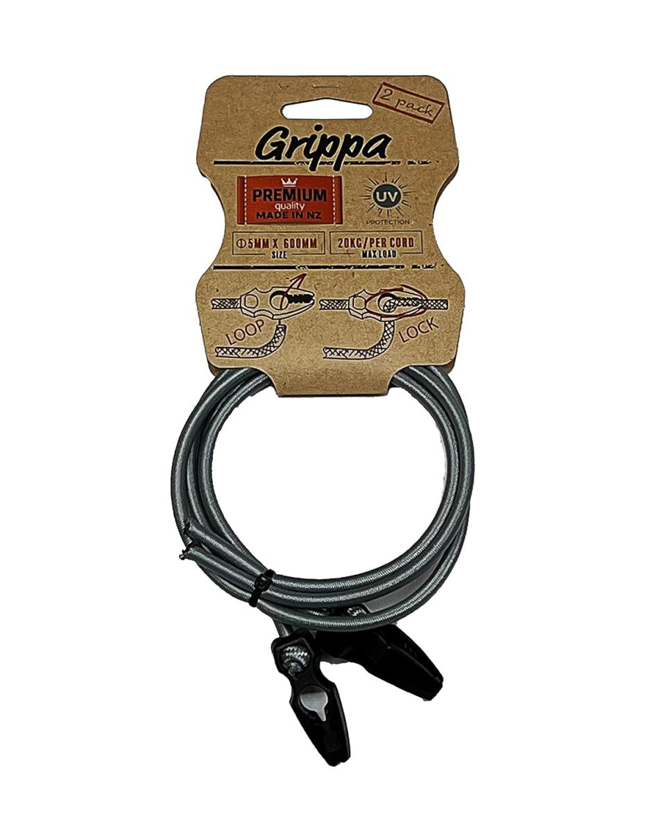 【送料無料】GRIPPA(グリッパ)バンジーコード グレー GS0560GRY2【メール便】代引きはできません