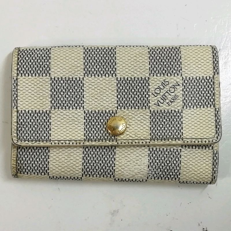 【中古】LOUIS VUITTON ダミエアズール N61745 ミュルティクレ6 6連キーケース