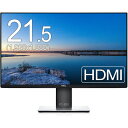 【動作確認済】【中古】本体のみ Dell 21.5インチ液晶モニター プロフェッショナルシリーズ P2219H ブラック系 2019年製