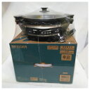 【動作確認済】【中古】深ナベ欠品 タイガー魔法瓶 電気グリル鍋 メタリックブラウン CQD-B301TH 訳あり フラットはありません