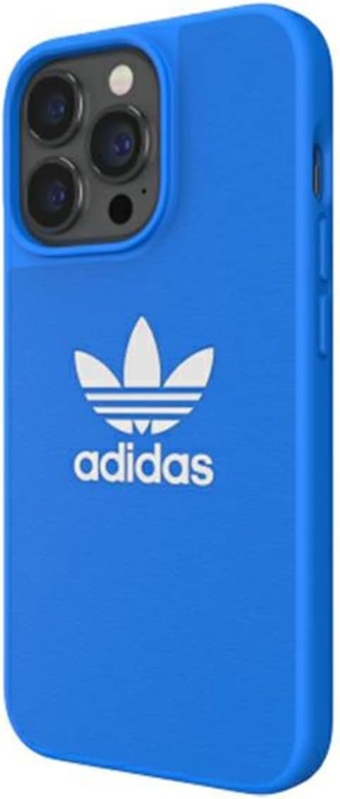 未使用品 アディダス スマホケース ハード ケース iPhone13Pro TPU ロゴ ブルー【送料無料】【メール便でお送りします】代引き不可