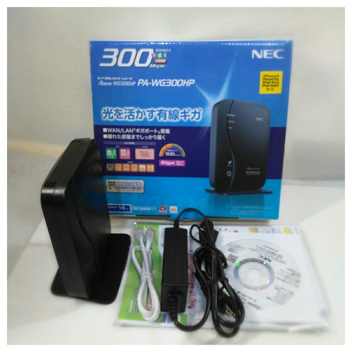 ����š�NEC ̵���롼���� Aterm PA-WG300HP �֥�å���