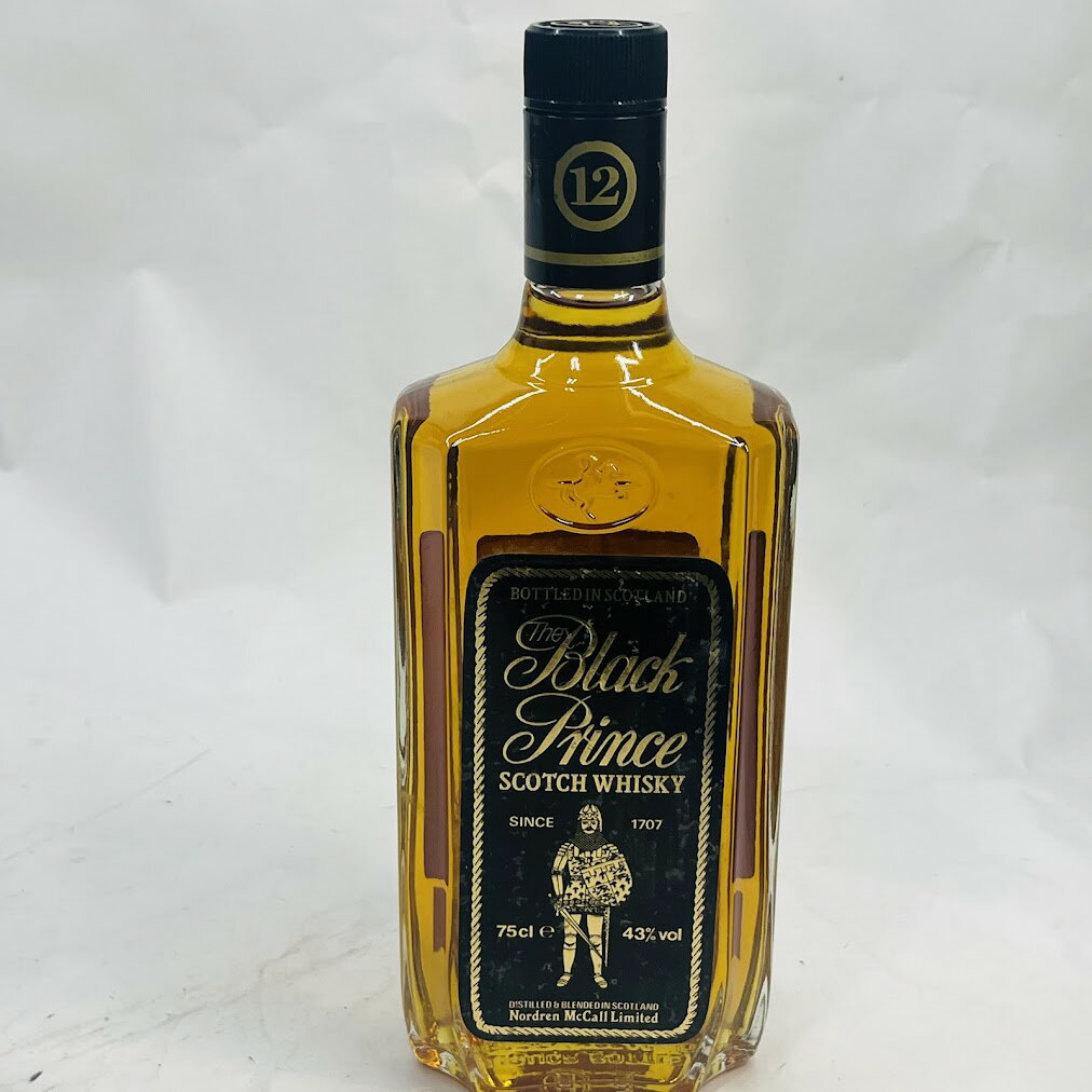 【未成年の飲酒は法律で禁じられています】ブラックプリンススコッチ12年750ml43度