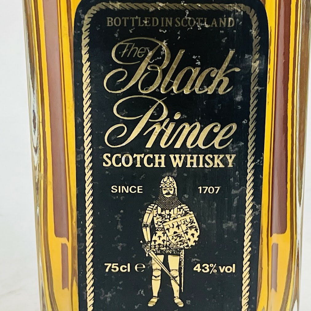 【未成年の飲酒は法律で禁じられています】ブラックプリンススコッチ12年750ml43度