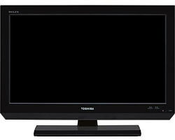 【動作確認済】【中古】本体・リモコン(互換品)のみ 東芝 22型 液晶テレビ REGZA 22B3 ブラック系 2011年製