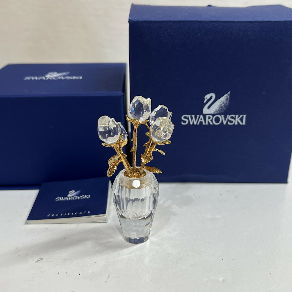乐天商城 - 【中古】スワロフスキー クリスタルクリアローズ #675655【送料無料】