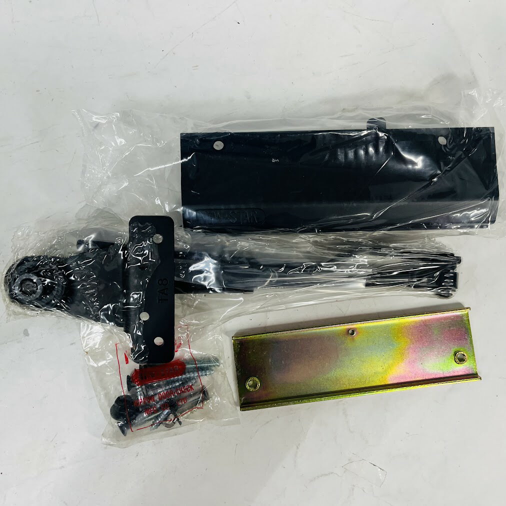 【未使用】不二サッシ ドアチェック E8NDC49 2SCHKブラック