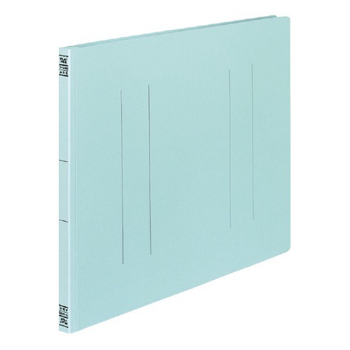 【未使用品】コクヨ フラットファイルV樹脂製とじ具A3横 15mmとじ 青 10冊入り フ-V48B×10