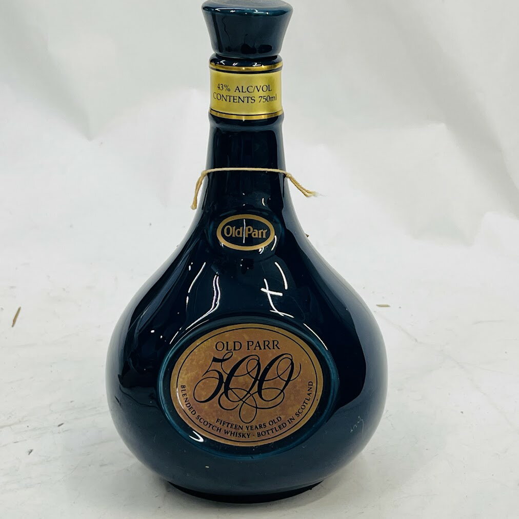 【未成年の飲酒は法律で禁じられています】オールドパー 15年　トーマス・パー 生誕 500周年記念ボトル 750ml 43度　陶器ボトル