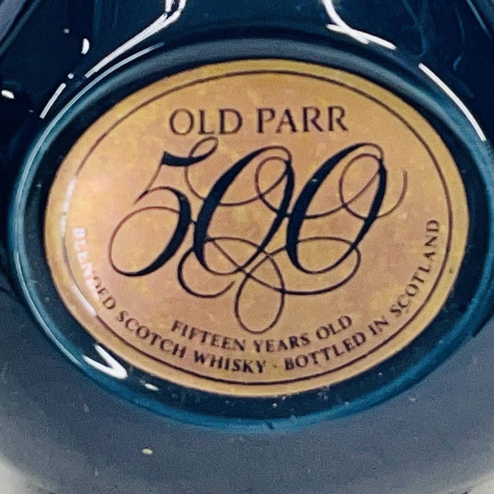 【未成年の飲酒は法律で禁じられています】オールドパー 15年　トーマス・パー 生誕 500周年記念ボトル 750ml 43度　陶器ボトル