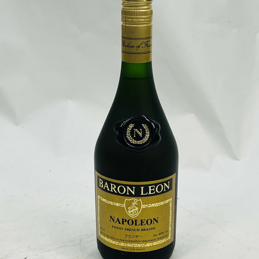 【未成年の飲酒は法律で禁じられています】バロンレオン　ナポレオンブランデー700ml40度