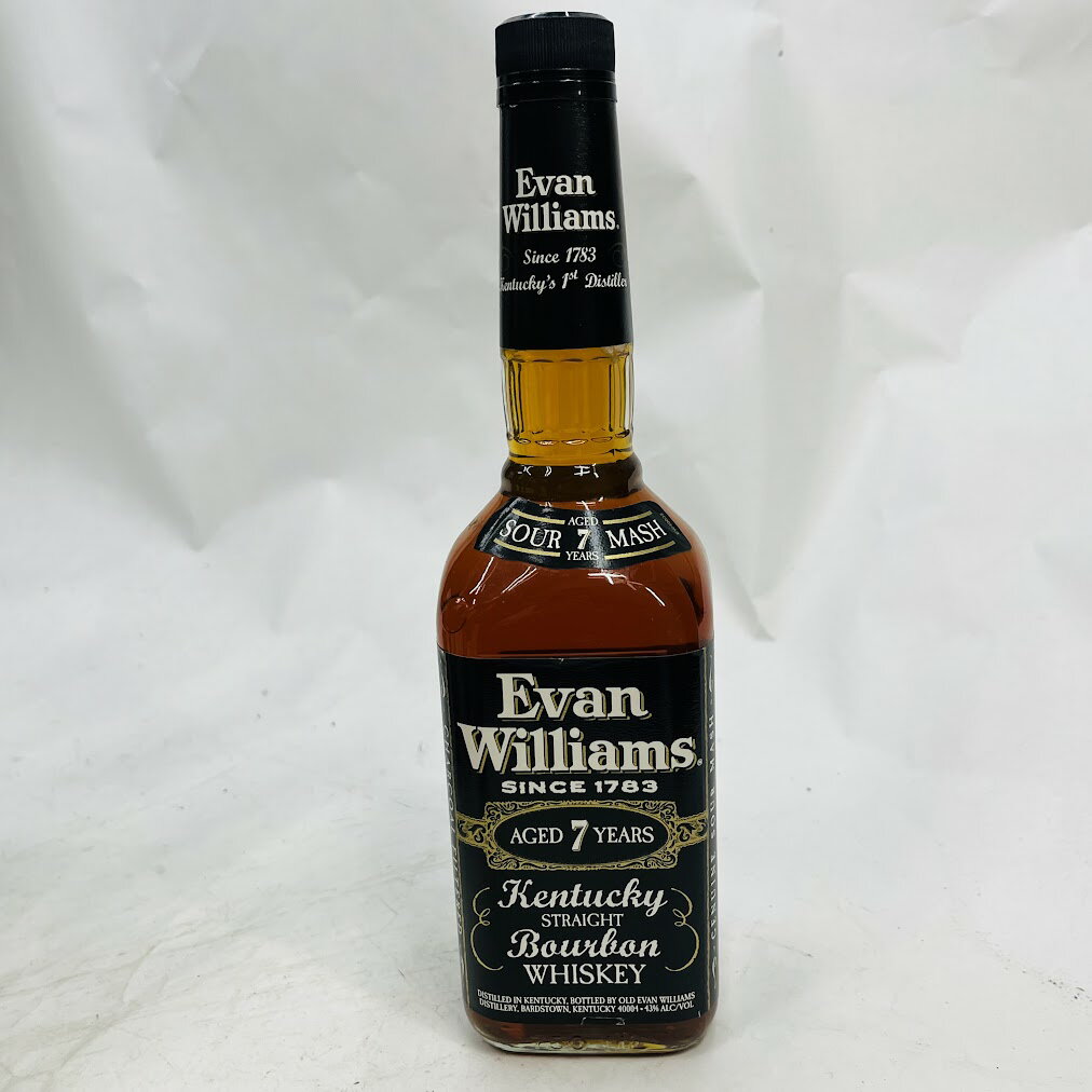 【未成年の飲酒は法律で禁じられています】エヴァン・ウィリアムス 7年 750ml43度ストレートバーボンウ..
