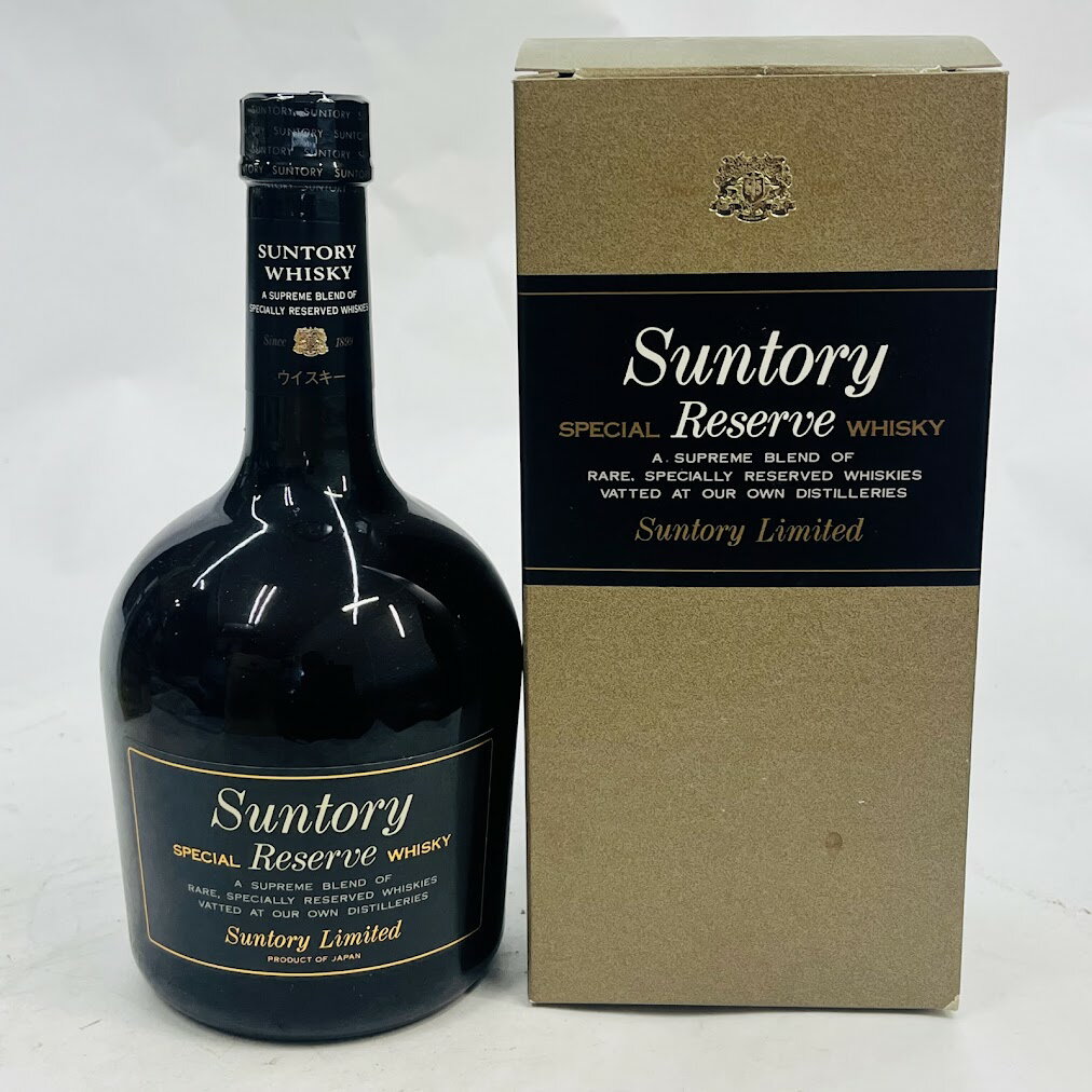 【未成年の飲酒は法律で禁じられています】サントリー スペシャルリザーブ 43度 750ml (オールドボトル)箱付き