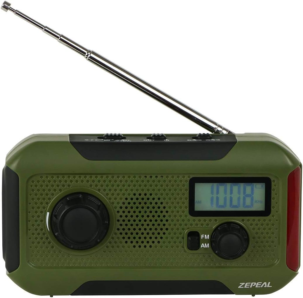 【未使用品】箱無し ZEPEAL 手回し充電ラジオライト DJL-H363