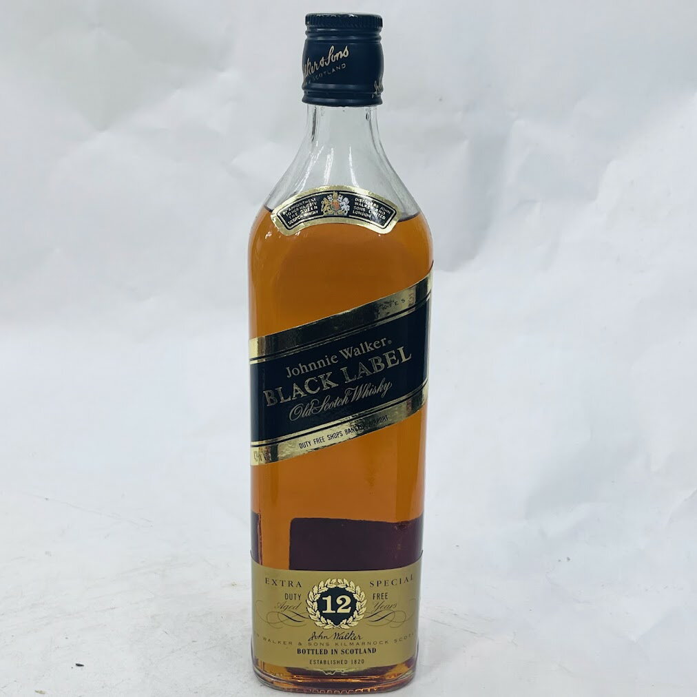 【未成年の飲酒は法律で禁じられています】ジョニーウォーカー 黒ラベル 12年ブラック750ml43%