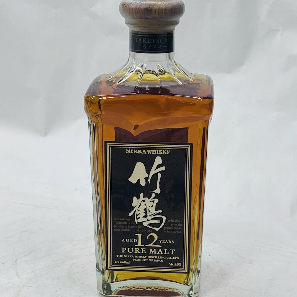 【未成年の飲酒は法律で禁じられています】ニッカ 竹鶴 12年 角ボトル 660ml ニッカウヰスキー